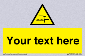 Custom warning water cannon